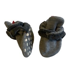 Zutano Cozie Fleece Baby Booties with Grippers